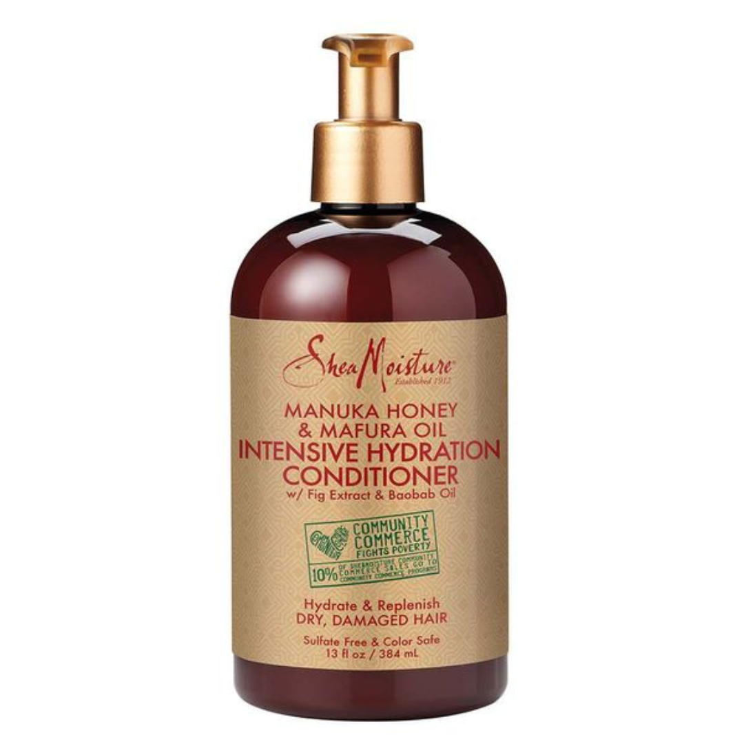 Shea Moisture Intensive Hydration conditionner Manuka Honey & Mafura Oil (après-shampoing)