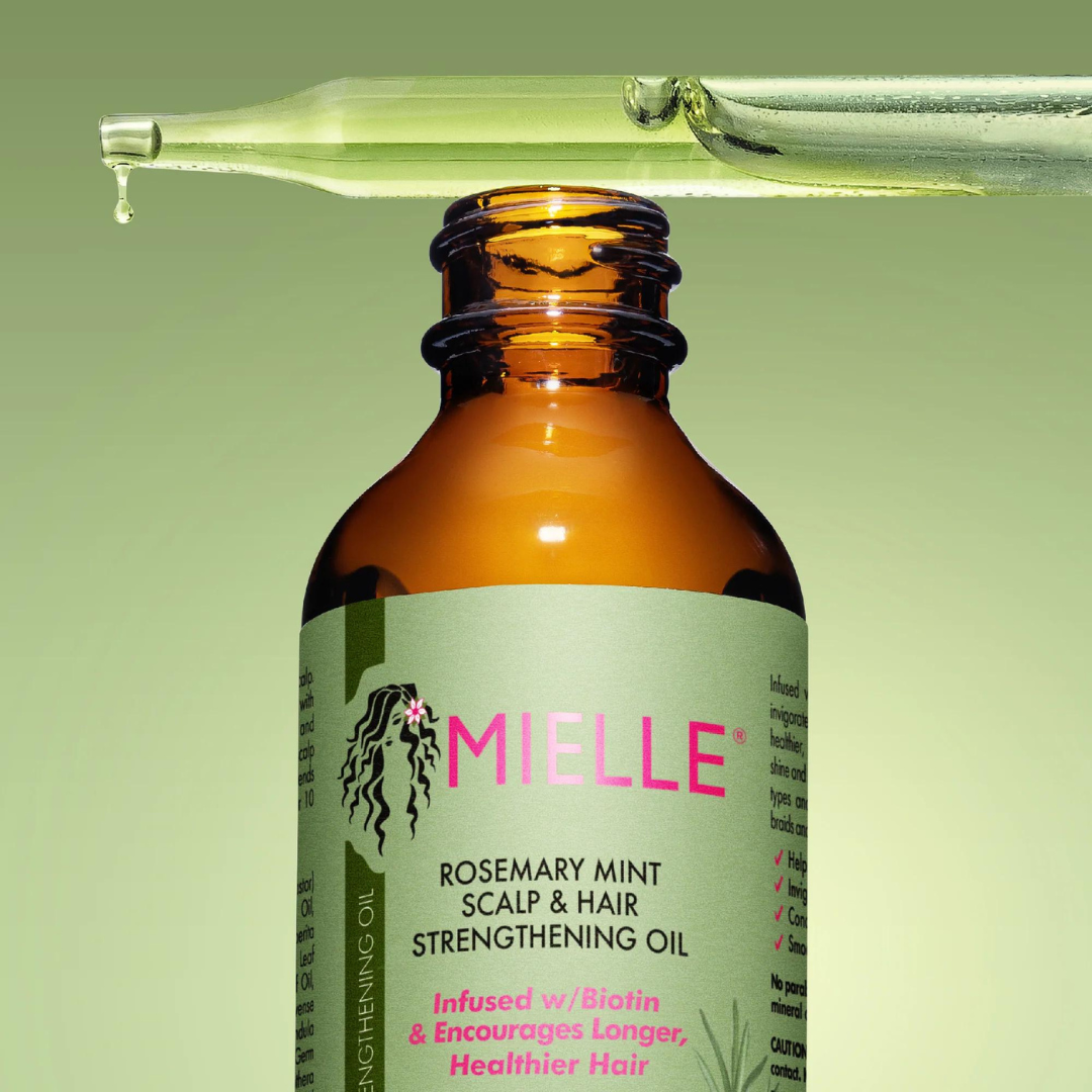 Huile De Pousse Romarin & Menthe (Rosemary Oil Mint) - Mielle Organics